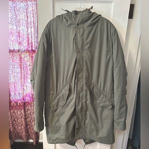 Relwen - Fishtail Parka - Medium- Olive green